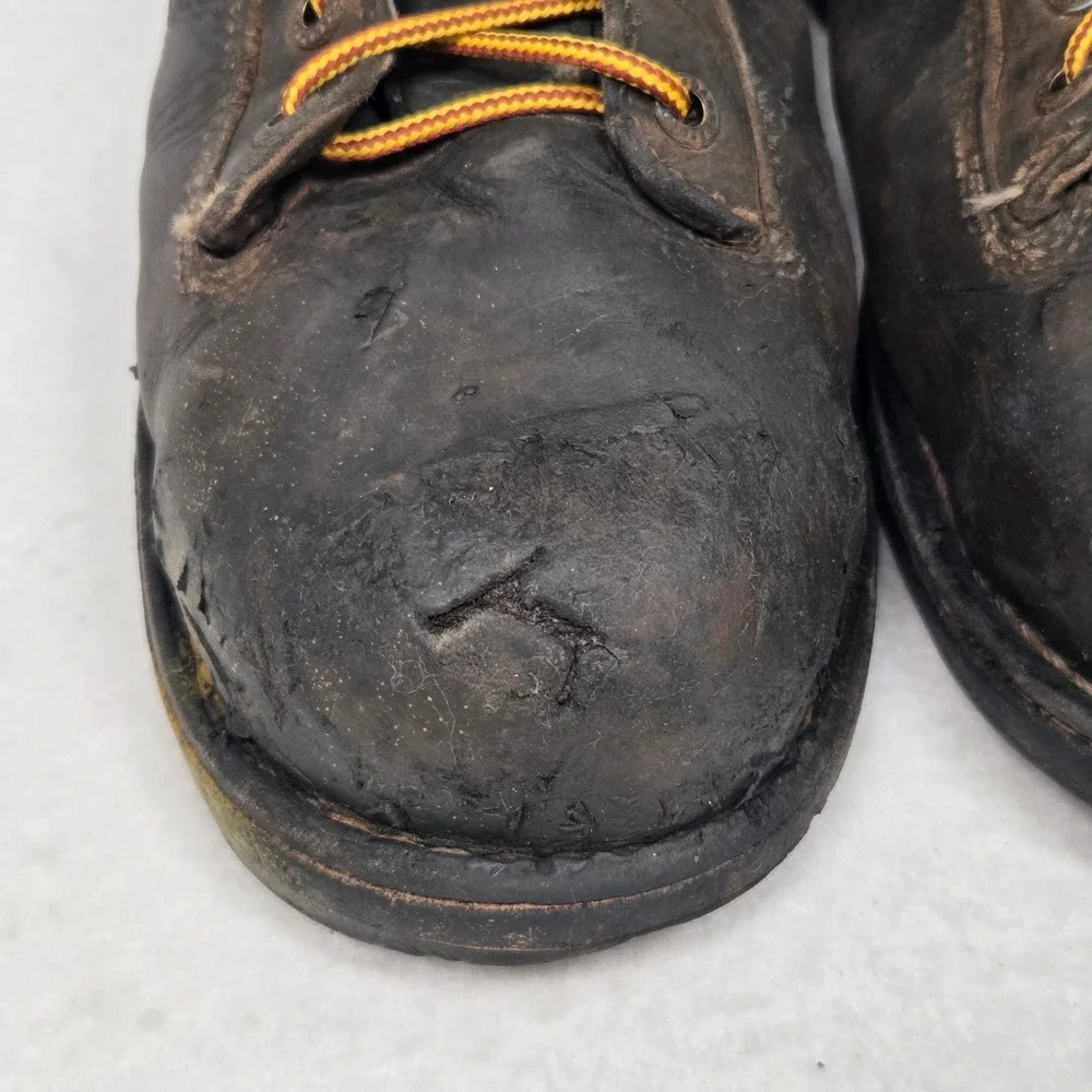 Danner Quarry USA Work Boots Mens 11.5 EE Black Leather Alloy Toe Gore-Tex 17311